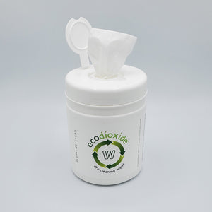 Ecodioxide Wipes System - Surface Clean+Disinfect - 100ct oversized wipes