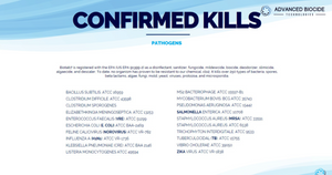 BIOTAB7 - N-listed + EPA-registered Disinfectant - Kills COVID in 60 Seconds